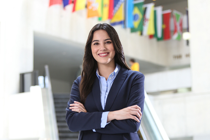 Business student at Wolfson Campus