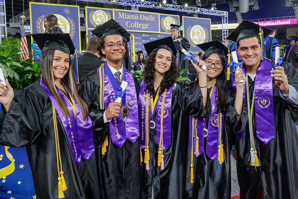 Honors College Students at Graduation